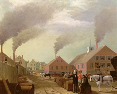 Leonard Oil Works by William Allen Wall